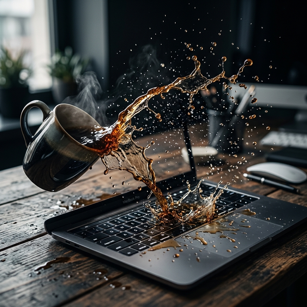 Laptopa Su veya Kahve Döküldüğünde Yapılması Gereken İlk Yardım